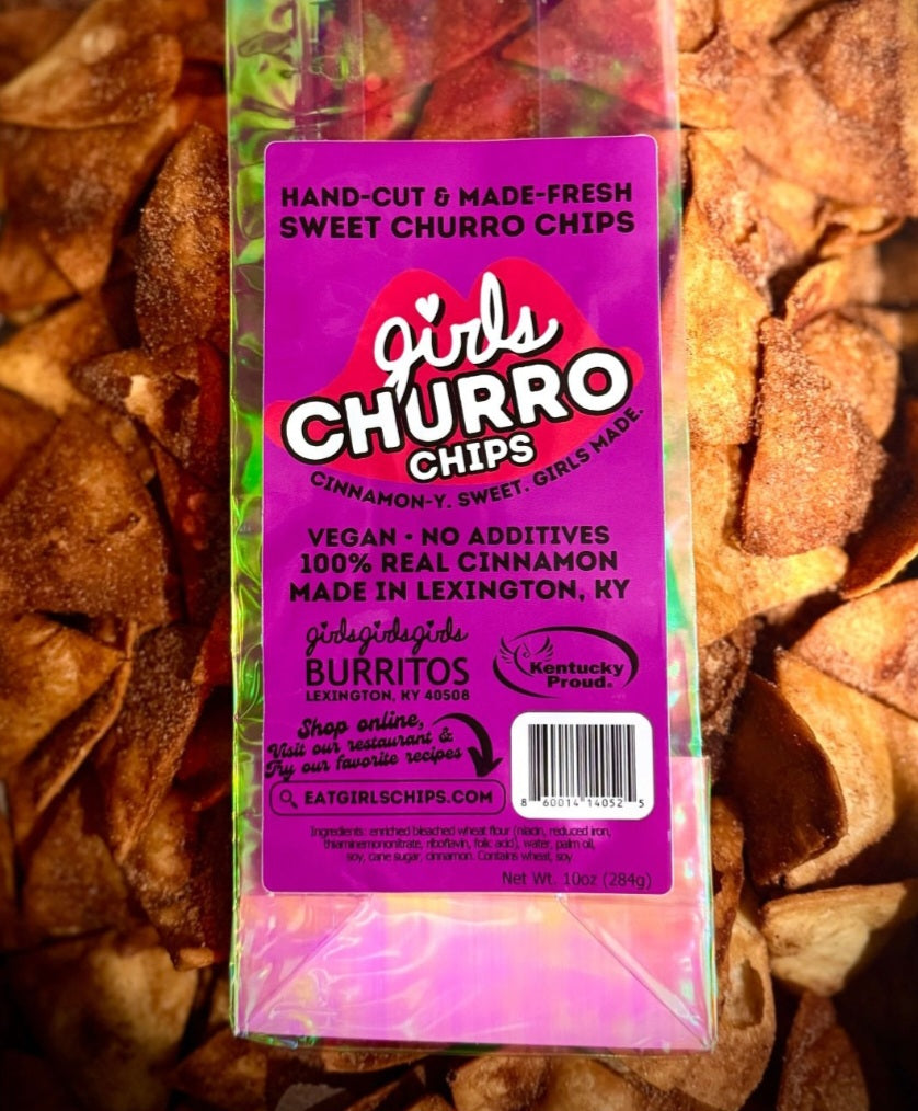 Girls churro chips