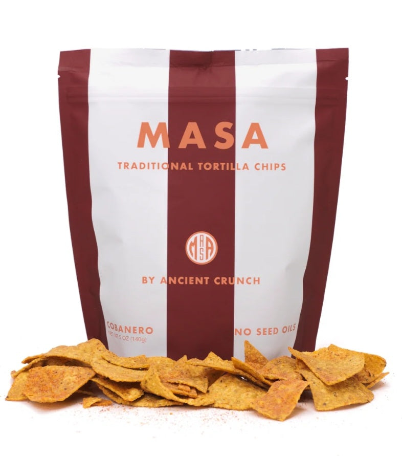 Masa cobanero tortilla chips