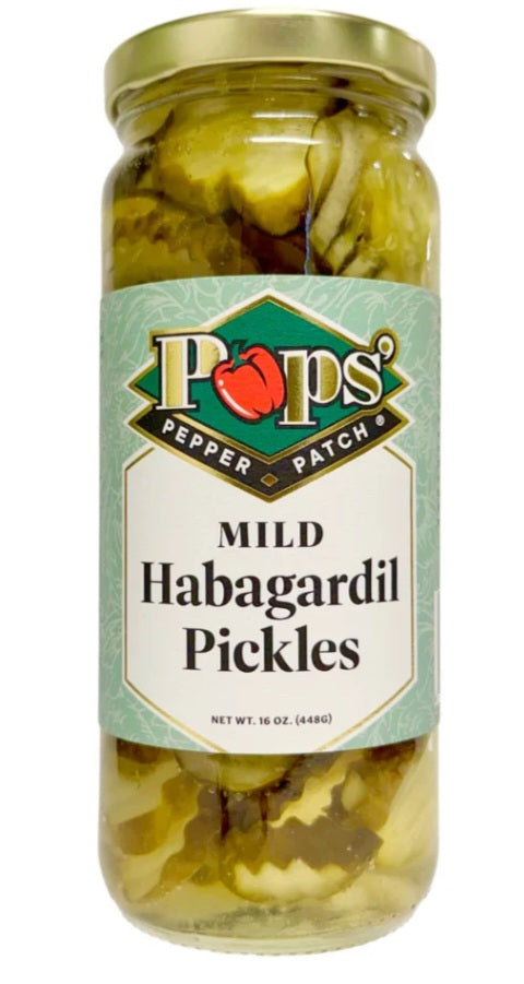 Pop’s pepper patch habagardil pickles 16 oz