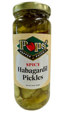 Pop’s pepper patch habagardil pickles 16 oz