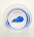Blue Kentucky neat bourbon glass