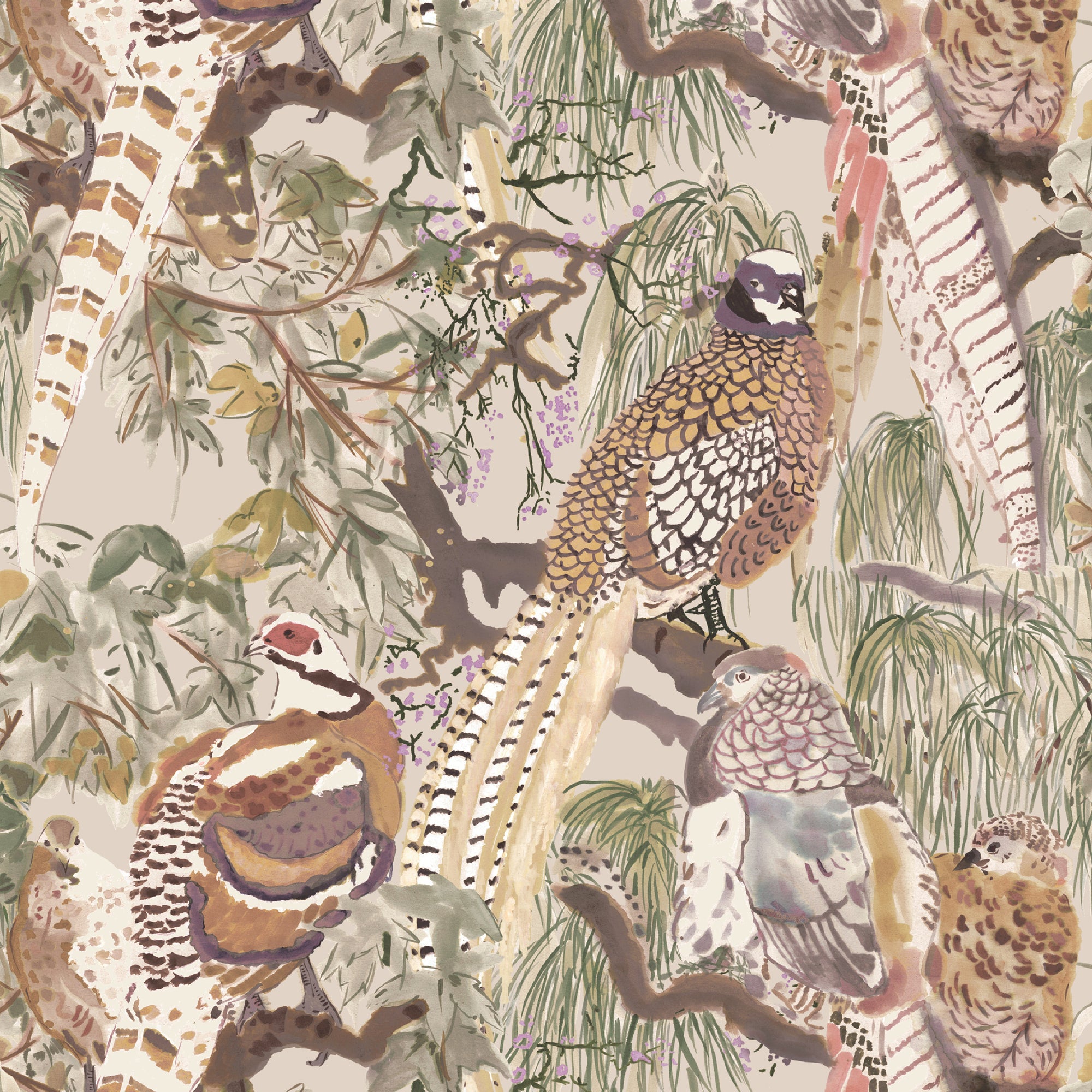 Mulberry wallpaper Game in Birds FG101.J52