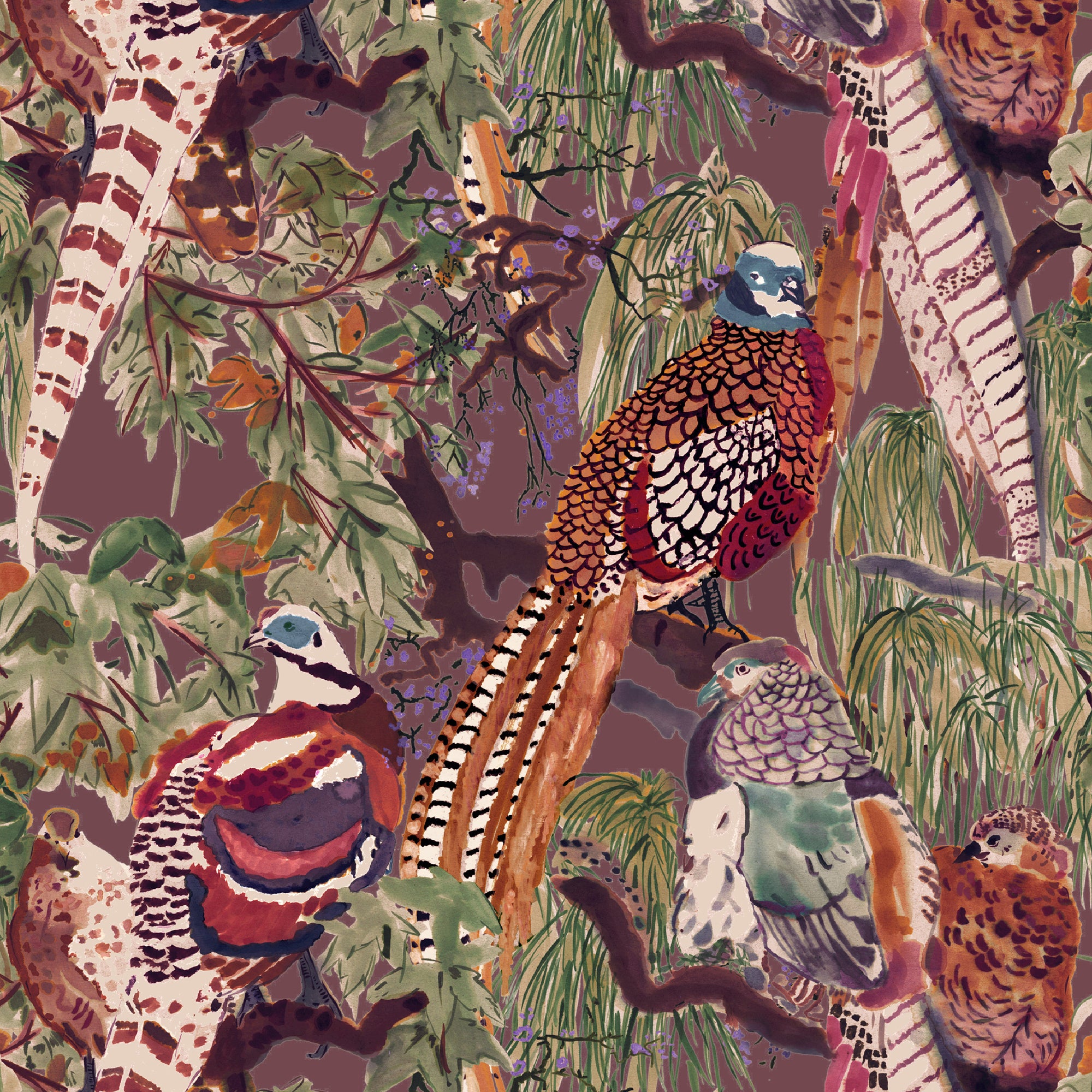 Mulberry wallpaper Game in Birds FG101.V54