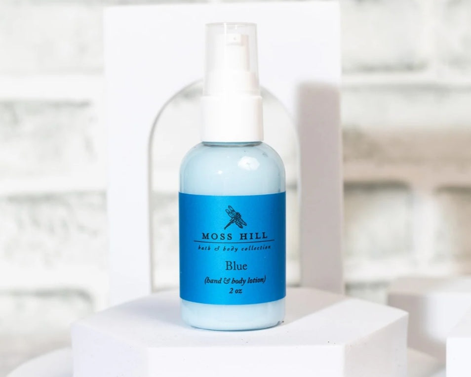 Moss Hill blue 2 oz lotion