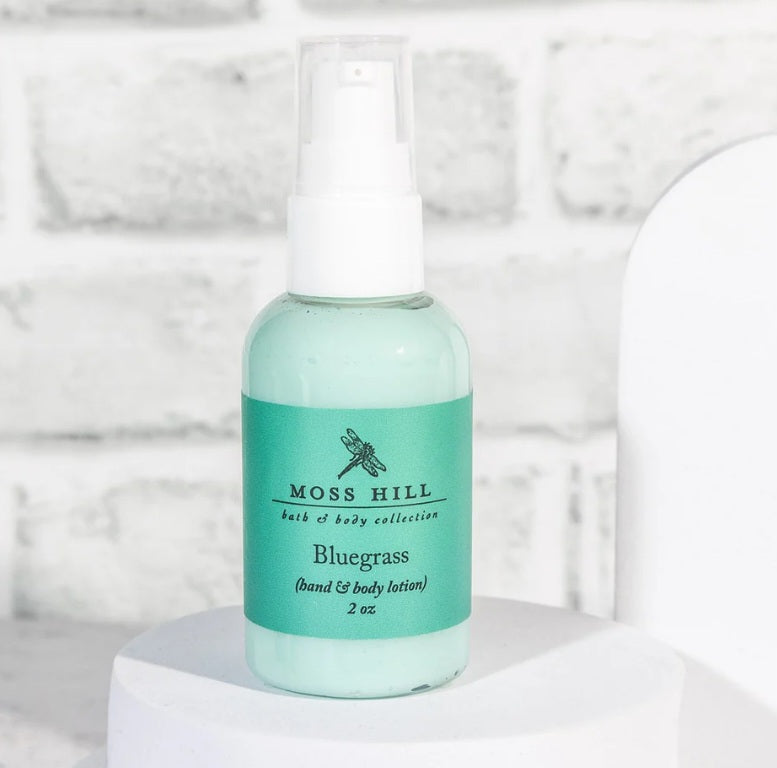 Moss Hill bluegrass 2 oz lotion