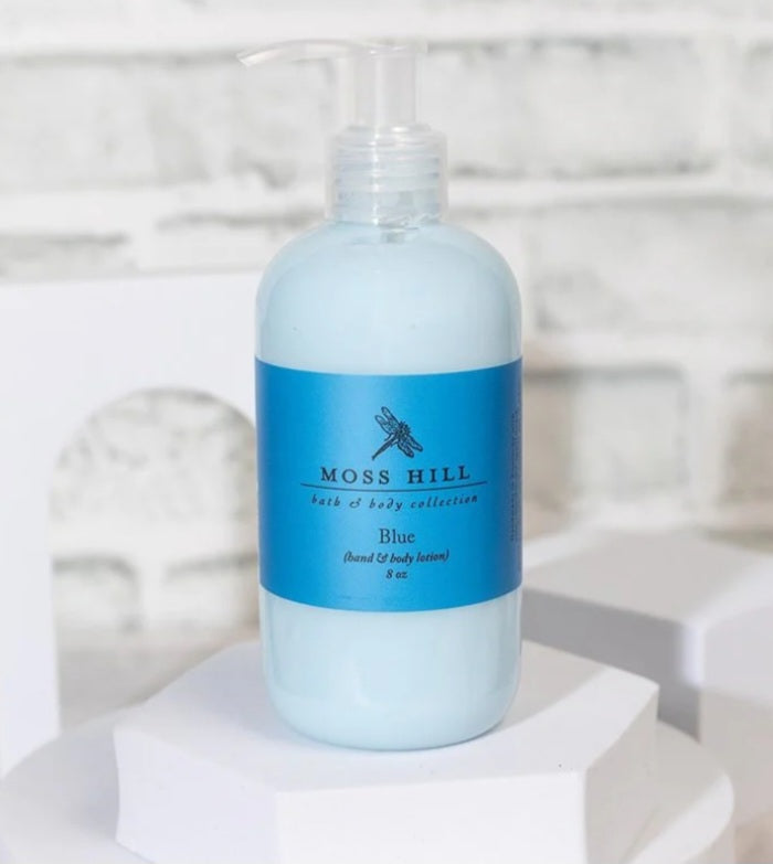 Moss Hill blue 8 oz lotion