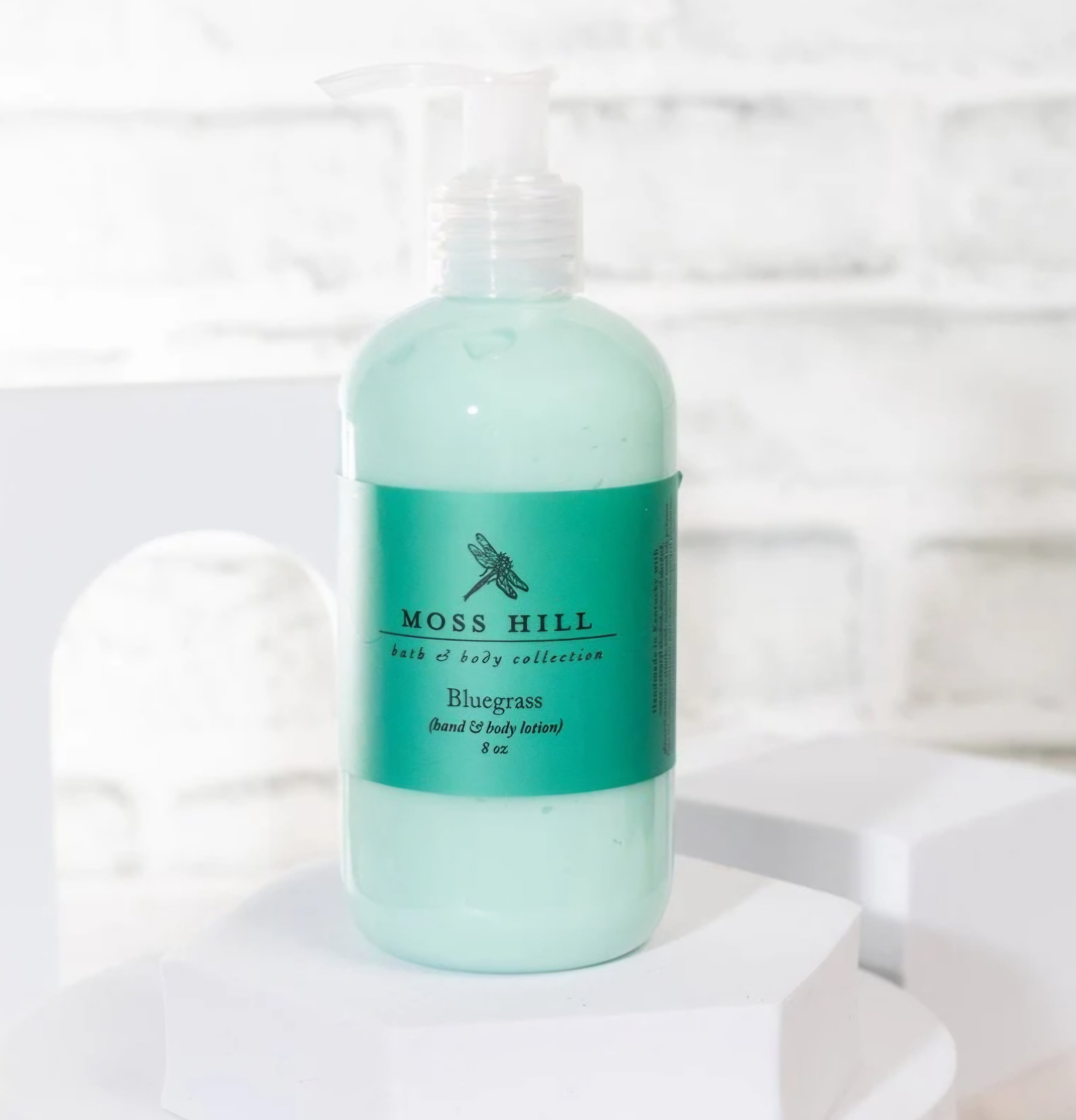 Moss Hill bluegrass 8 oz lotion
