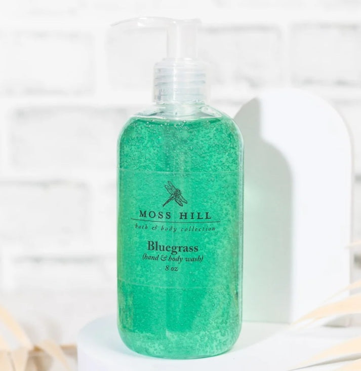 Moss Hill bluegrass 8 oz body wash